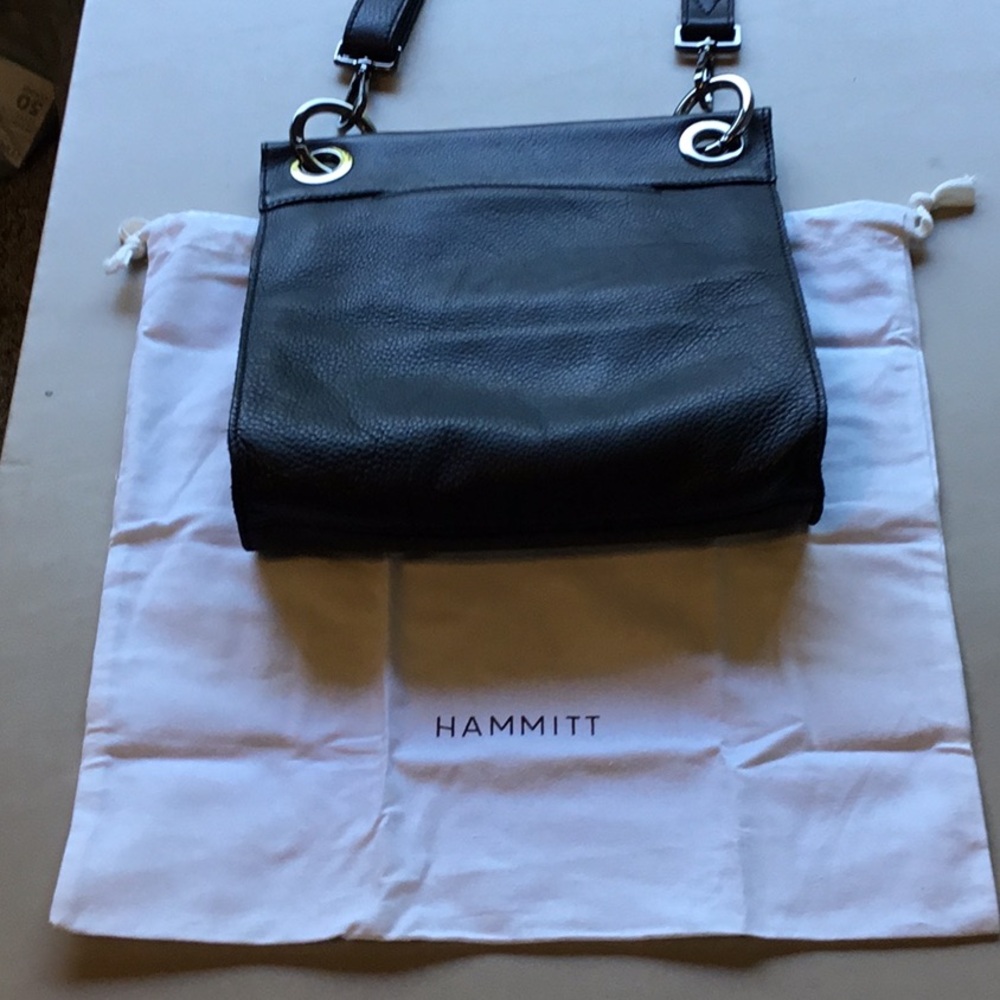 Hammitt Black Medium Crossbody Shoulder Bag NWOT - Picture 3 of 4